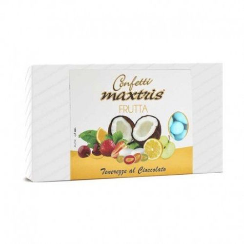 Confetti Maxtris Tenerezza al Cioccolato Celeste - Gusto Frutta 1 Kg