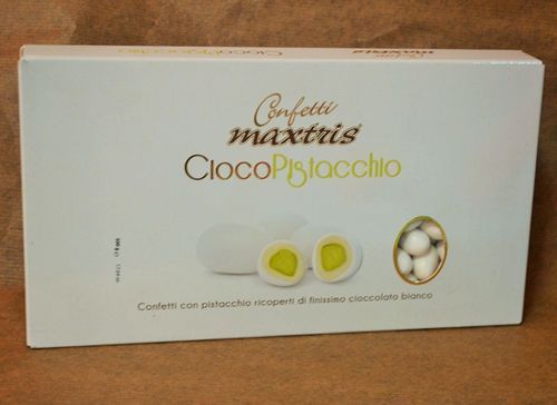 Confetti Maxtris Ciocopistacchio Bianchi 500 gr