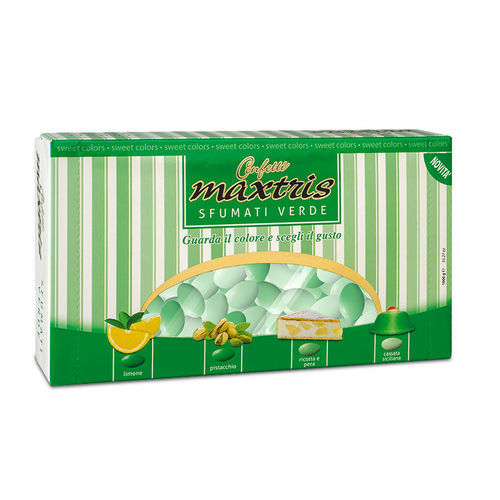 Confetti Maxtris Ripieni Sfumati Verde 1 Kg