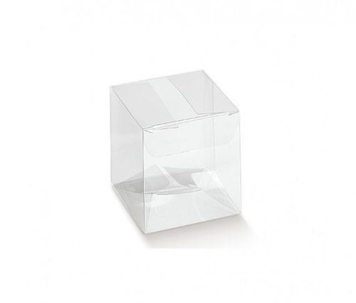 Scatola Trasparente Cubo Piccola 10 pz
