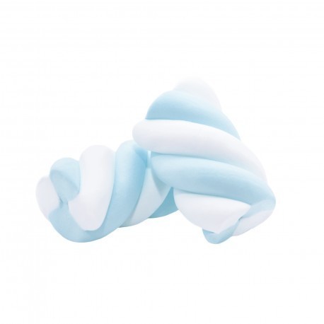 Marshmallow Estruso Treccia Bianca Azzurra 1 Kg