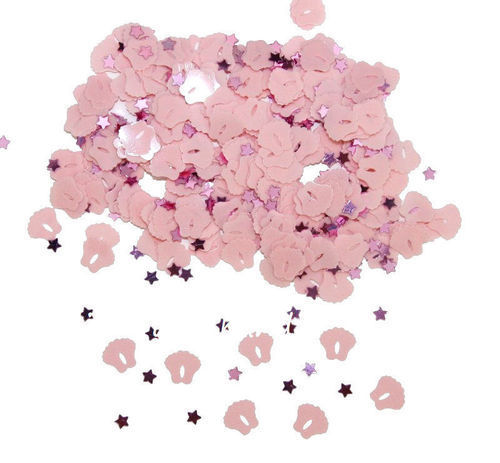 Confetti da Tavola Piedini Rosa
