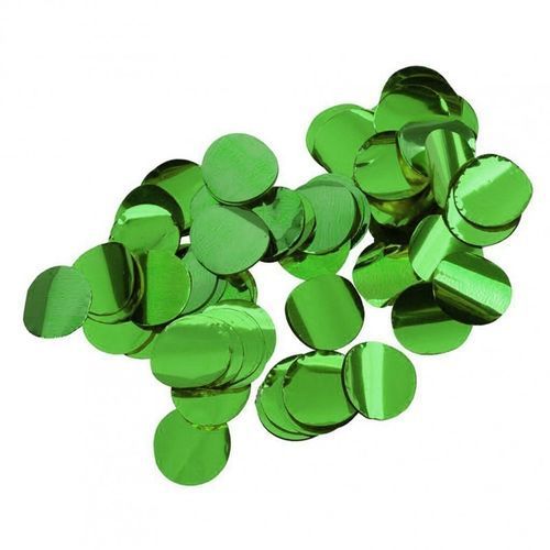 Coriandoli da Tavola Verde Metallizzato