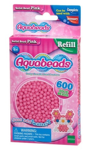 Aquabeads - Ricambio Perle Rosa 600 pz