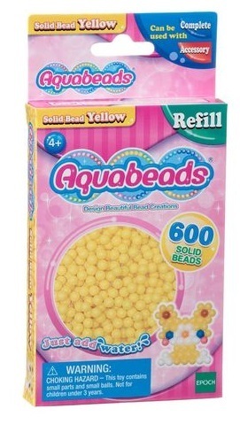 Aquabeads - Ricambio Perle Giallo 600 pz