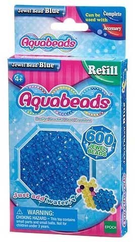 Aquabeads - Ricambio Perle, Gioielli Blu 600 pz