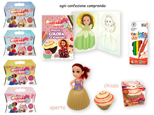 Cupcake Mini Surprise Soggetti Assortiti 1 pz