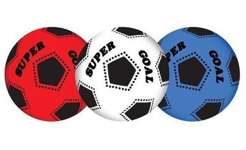 Pallone in PVC da Calcio Super Goal Colori Assortiti