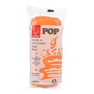 Pasta di Zucchero Pop Arancio 1 Kg