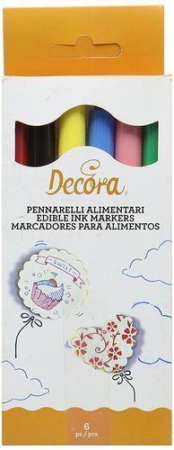 Pennarelli Decorativi Colori Assortiti 6 pz