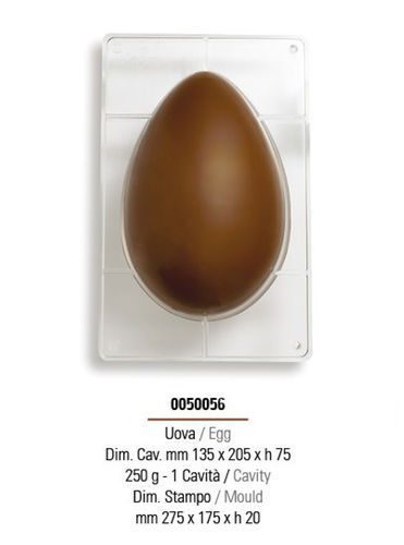 Stampo per Uovo di Cioccolato 250 gr 1 Cavità