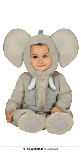 Costume Baby Elefante 12/18 mesi
