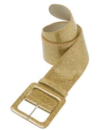 Cinturone in plastica Oro Glitter 110 cm