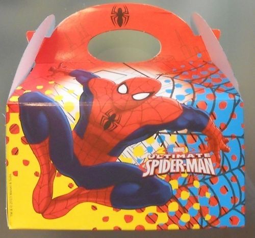 Scatola Porta Dolci Spiderman 16x16x10,5 cm