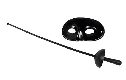 Set Zorro Maschera + Spada da 60 cm