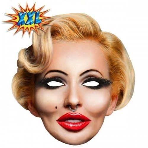 Maschera Donna XXL Botox Marilyn in Eva