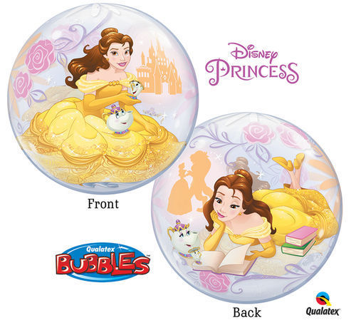 Palloncino Bubbles Disney Principessa Belle Ø 56 cm