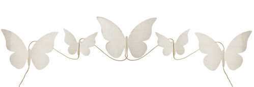 Farfalle Decorative da Appendere 26 pz su filo 150 cm