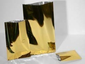 Sacchetto Lucido Oro Metal 50 pz - 10x15 cm