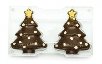 Stampo Cioccolatino Albero di Natale 85x105 mm