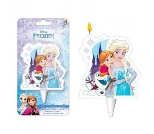 Candelina Frozen 2d - Elena, Anna e Olaf