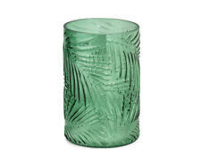 Vasetto in vetro Portacandele Verde Ø 12 cm x h 18 cm