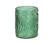 Vasetto in vetro Portacandele Verde Ø 10 cm x h 12,5 cm