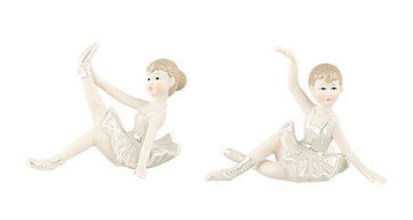 Ballerina Assortita in Porcellana h 5,5 cm con PVC 1 pz