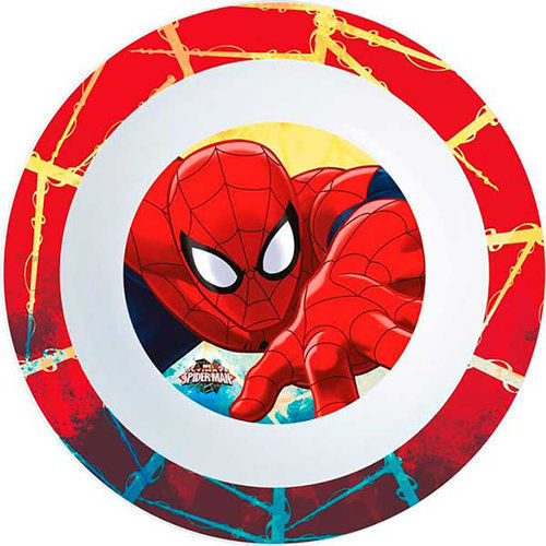 Piatto Fondo in plastica 16 cm Spiderman