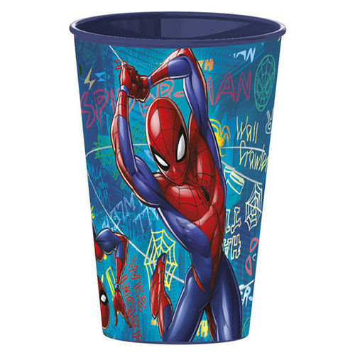 Bicchiere in plastica da 260 ml Spiderman