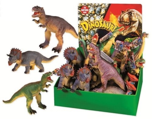 Dinosauri in Morbida Gomma 32/37 cm Modelli Assortiti 1 pz