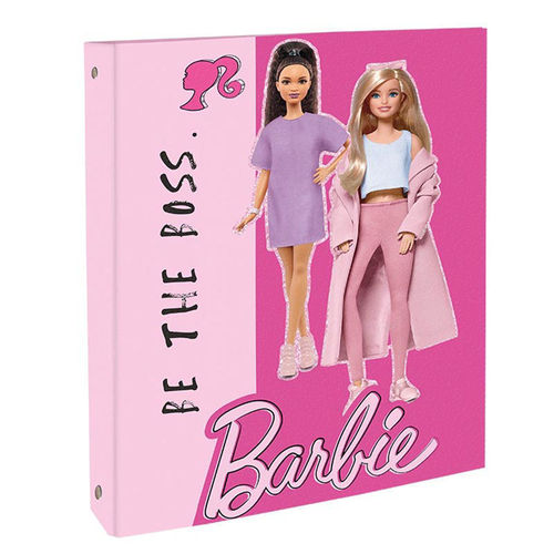 Raccoglitore A4 con anelli Barbie