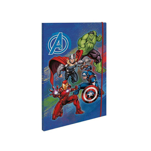 Cartellina con elastico Avengers