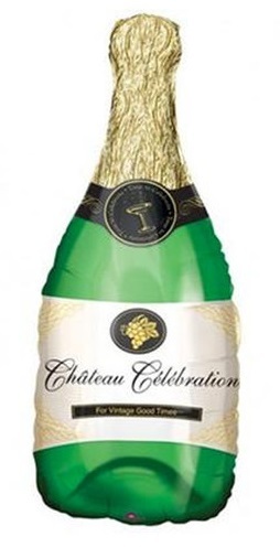 Palloncino Super Shape Bottiglia Champagne 91 cm