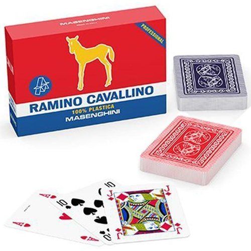 Carte Ramino Cavallino Oro Plastica 100%