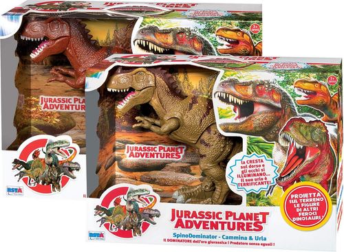 Dinosauro a Batteria Jurassic Planet Colori Assortiti 1 pz