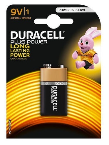 Batteria Duracell Plus Power 9V