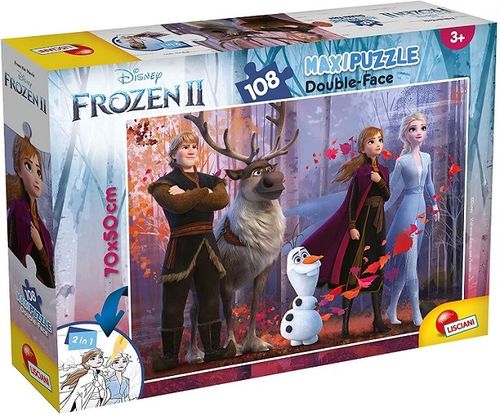 Puzzle Doppia Faccia Super Maxi 108 pz Frozen 2