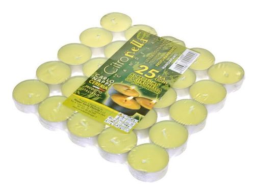 Confezione Tealight alla Citronella 25 pz