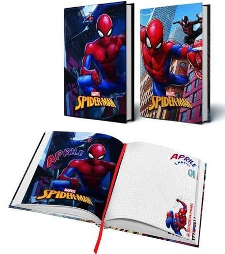 1 Diario Scuola Spiderman Fantasie Assortite