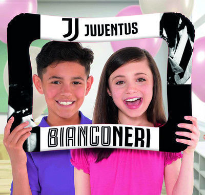 Palloncino Mylar Cornice Photo Booth 40x58 cm Juventus