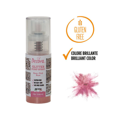 Spray Colorante Pump Glitterato Rosa 10 gr