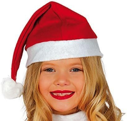 Cappello Di Babbo Natale Rosso Misura Bambino