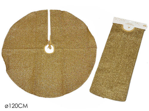 Copri base per Albero Oro diam 120 cm con glitter