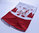 1 Copri base 110 cm per Albero di Natale bianco e rosso Fantasie Assortite