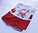 1 Copri base 110 cm per Albero di Natale bianco e rosso Fantasie Assortite