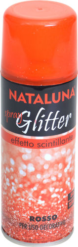 Bomboletta Spray Glitter 250 ml Rosso