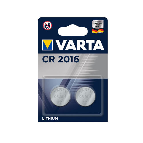 Varta Batteria Lithium CR 2016 conf da 2 pz