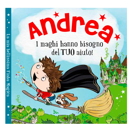 Libro fiaba personalizzata - Andrea