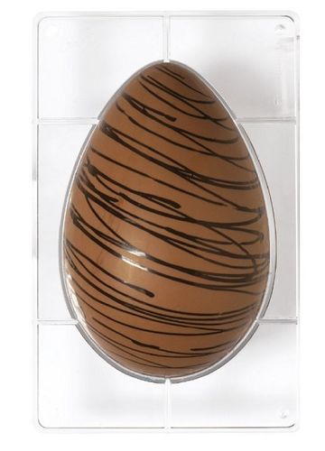 Stampo per Uovo di Cioccolato in Policarbonato da 350 gr 1 cavità